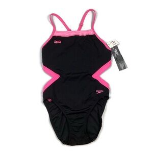Speedo Performance One Piece Breaststroke 4 Hope Swimsuit NEW!